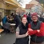 Der "Marktgraf" Bernhard Binder mit seiner Tochter Leonie