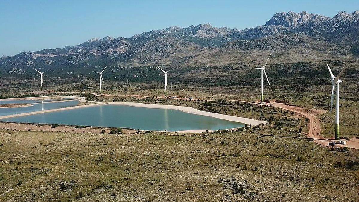 Kelag-Windkraftanlagen in Kroatien