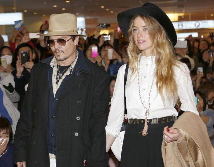 Johnny Depp und Amber Heard im Jahr 2015