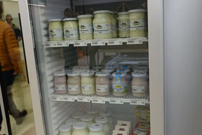 Frischmilchprodukte aus der Region.