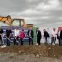 Auch Anton Lang, Landeshauptmannstellvertreter und Verkehrsreferent, war beim Spatenstich vor Ort