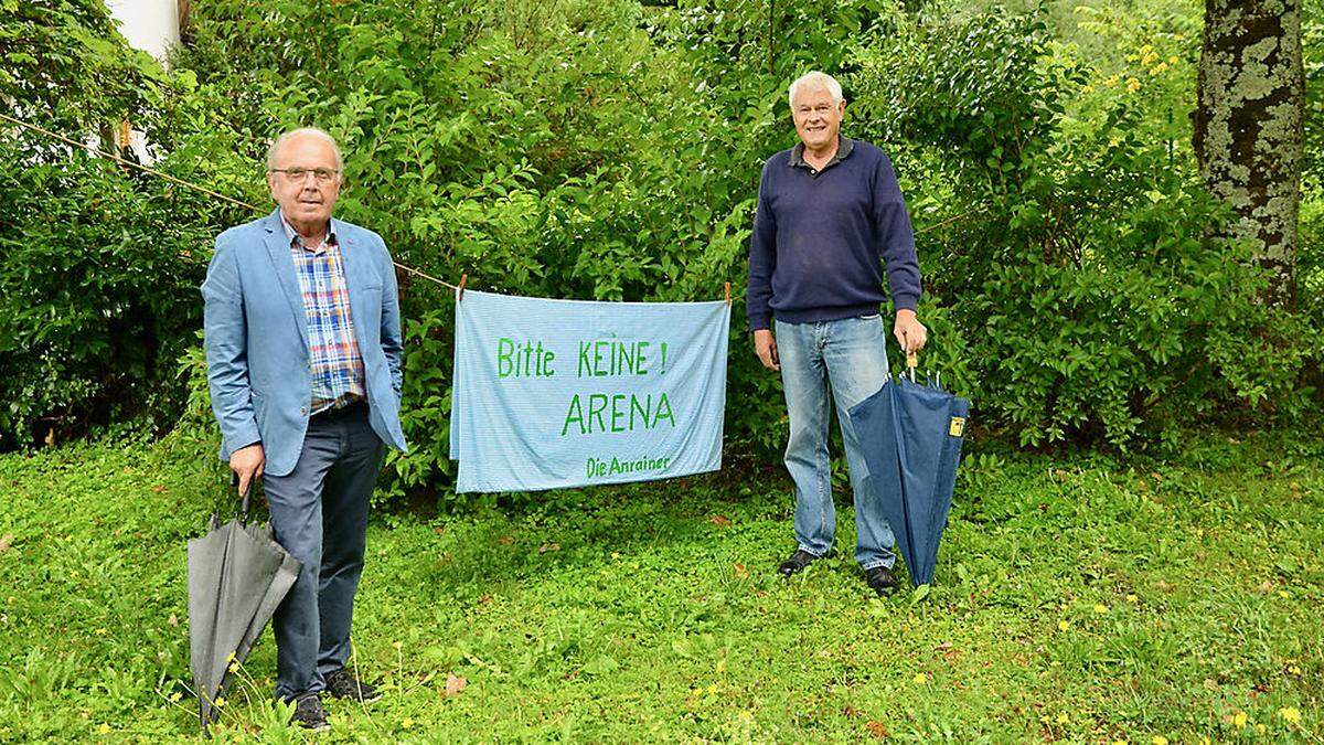 Die &quot;Schützenpark-Aktivisten&quot; Rudi Lasser und Helmut Wurian