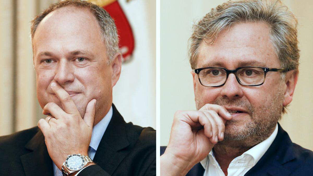 Richard Grasl und Alexander Wrabetz