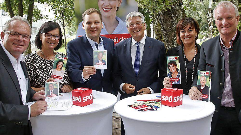 Die Spitzenkandidaten der Kärntner SPÖ für die Nationalratswahlen