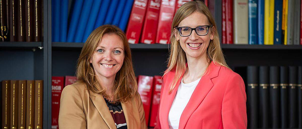 Rechtsanwältin Kornelia Kaltenhauser und Notarin Katharin Haiden-Fill
