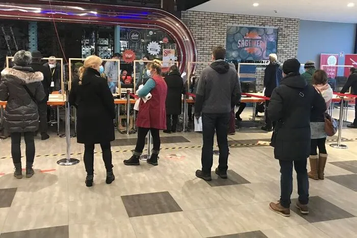 Hier können sich die Testpersonen registrieren lassen