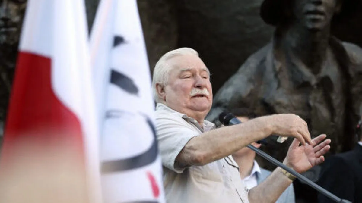 Friedensnobelpreisträger Lech Walesa 
