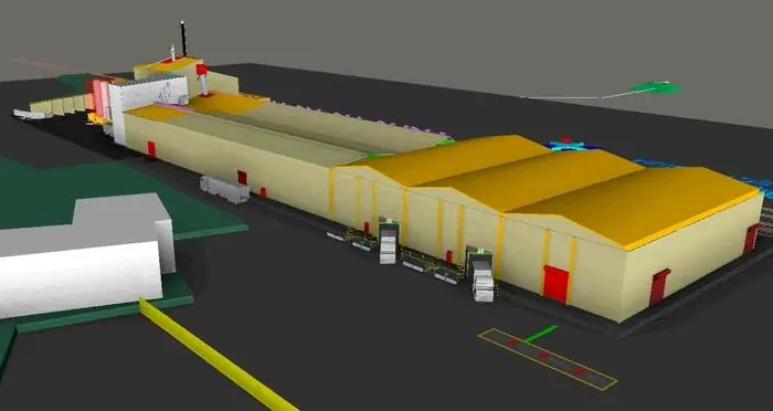 3D-Planung der Recyclinganlage