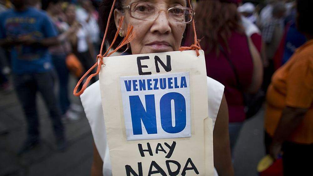 "In Venezuela gibt es nichts" - Proteste stehen an der Tagesordnung