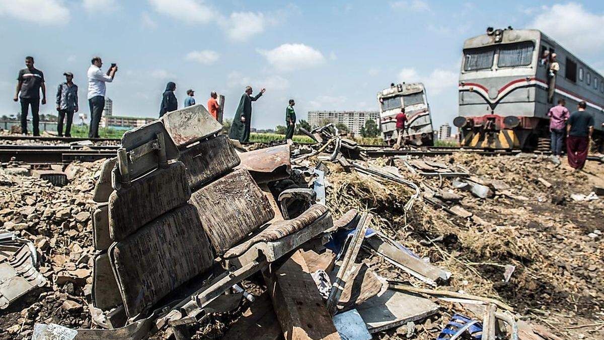 Die Unglücksstelle bei Alexandria  