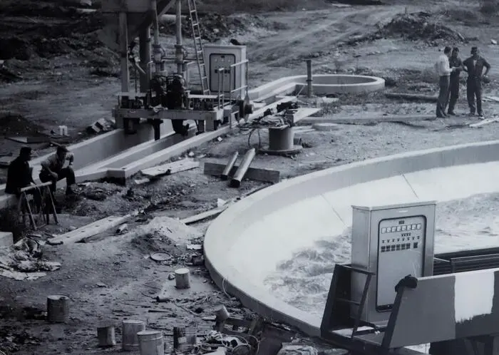 Als der Kanal gelegt und die Kläranlage gebaut wurde
