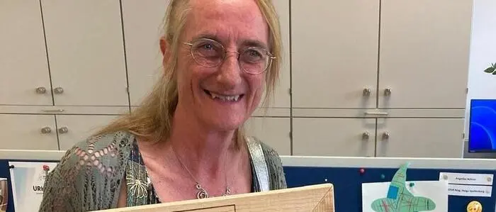 Helga Spellenberg-Rathleitner, ist am Borg Feldbach Lehrerin der ersten Stunde und ging kürzlich zum zweiten Mal in Pension