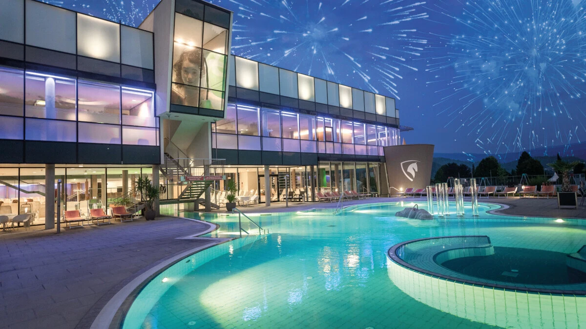 In der Therme Nova wird es heuer wieder ein Feuerwerk geben