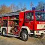 Dieses Feuerwehrauto der FF Ludersdorf steht (ohne Ausstattung) zum Verkauf