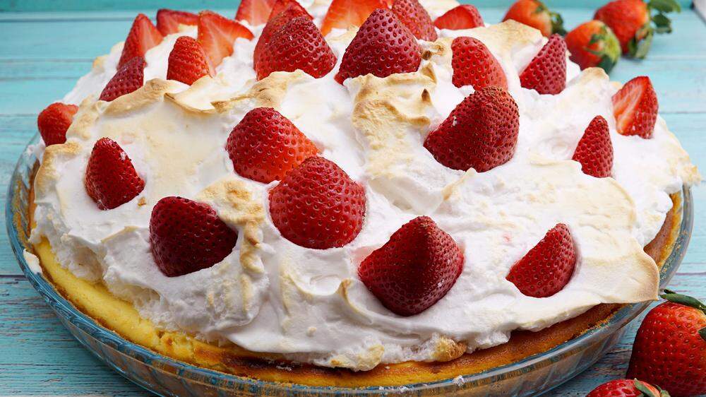 Fruchtig und fabelhaft: Cheesecake mit Erdbeeren