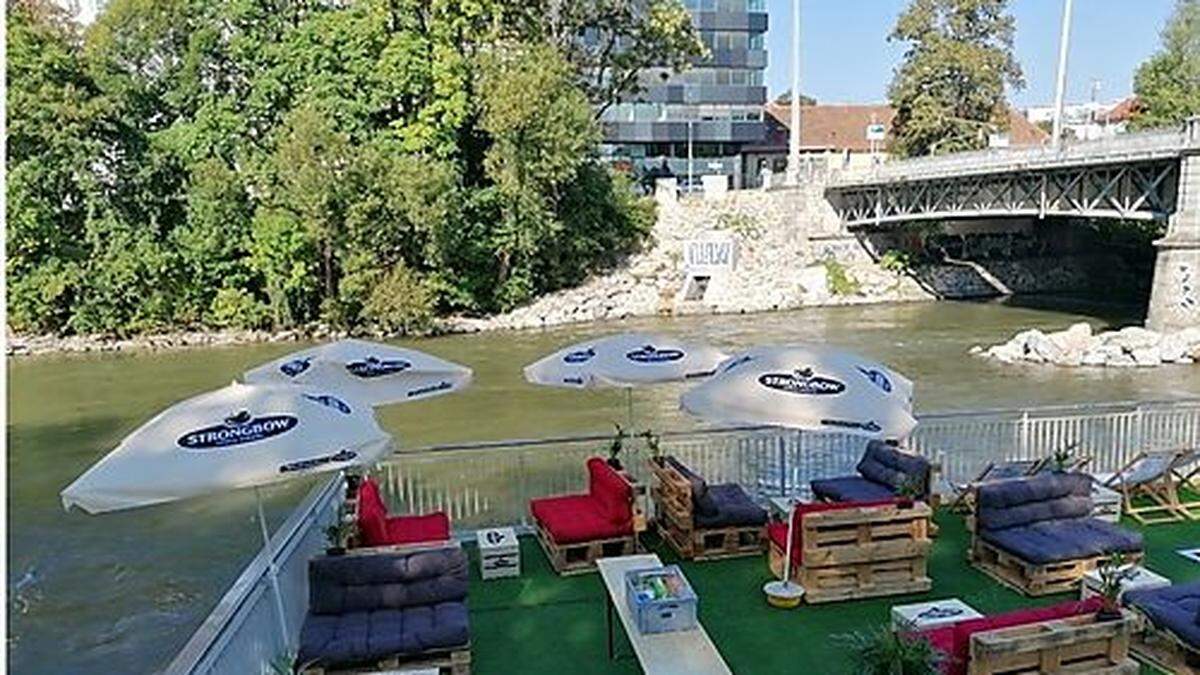 So sah der Stadtbalkon zum Start aus