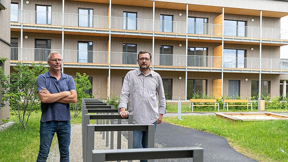 Rundgang mit den Architekten Andreas Gratl (balloon) und Branko Savatovic (Hohensinn) 