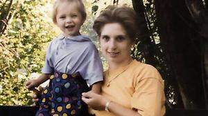 Anna Veith mit ihrer Mutter Martina - von klein auf ihr Halt