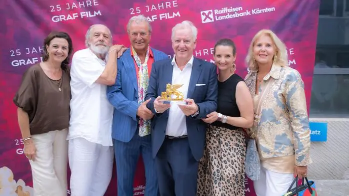 Klaus Graf und sein Team feierten den 25. Geburtstag ihrer Filmfirma im Loretto und im Burghof in Klagenfurt