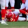 Patrick Mahomes verletzte sich am linken Knie schwer