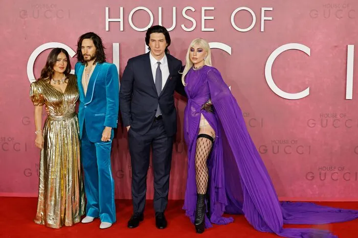 Dezenz ist keine Wahl: Salma Hayek, Jared Leto, Adam Driver und Lady Gaga.