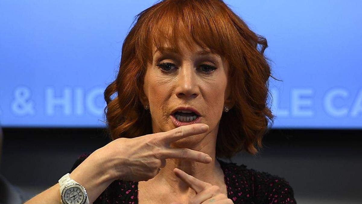 Komikerin Kathy Griffin will sich trotz Kritik und Todesdrohungen weiterhin über Donald Trump lustig machen