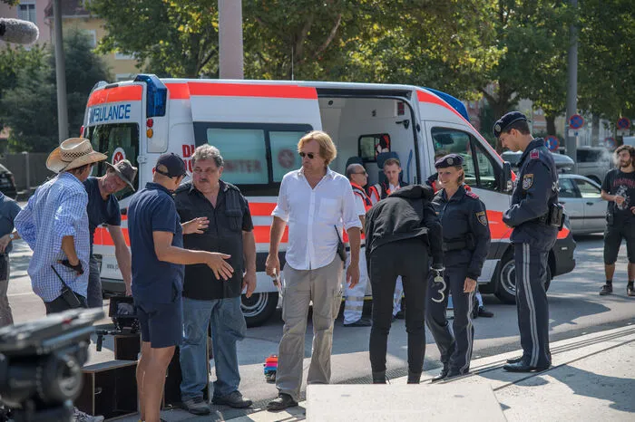 Fotograf Jürgen Fuchs hat Eindrücke von den Dreharbeiten in Eggenberg festgehalten.