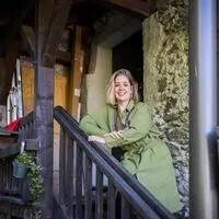 Künstlerin Kata Koleszár wohnt und arbeitet derzeit im Atelier in der Stadtmauer von Gmünd