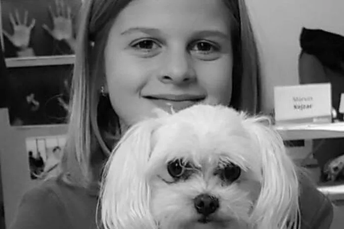 Emma Kejzar (9) aus Kraig und ihr Hund