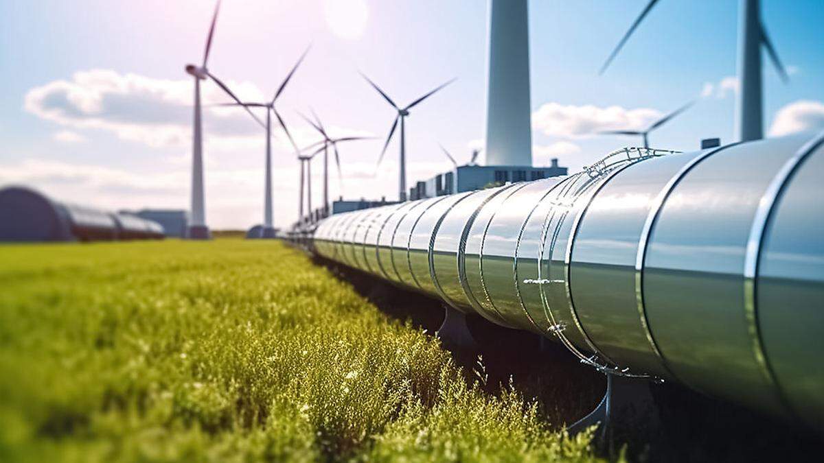Pipelines transportieren in Zukunft vor allem Biogas und Wasserstoff