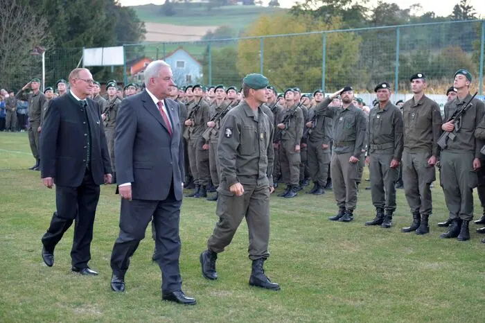 Landeshauptmann Hermann Schützenhöfer unterstrich im Rahmen seiner Festrede die Bedeutung des österreichischen Bundesheeres für Schutz und Sicherheit der Bevölkerung und die unerlässliche Hilfe im Katastrophenfall.