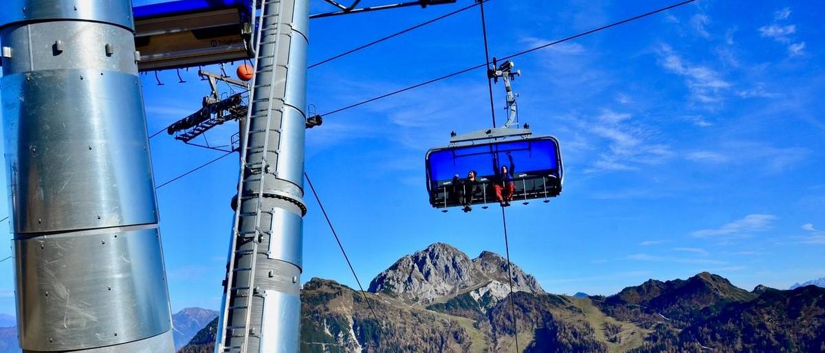 Die Tröglbahn zählt zu den modernsten und komfortabelsten Sechser-Bahnen, die es derzeit am Markt gibt