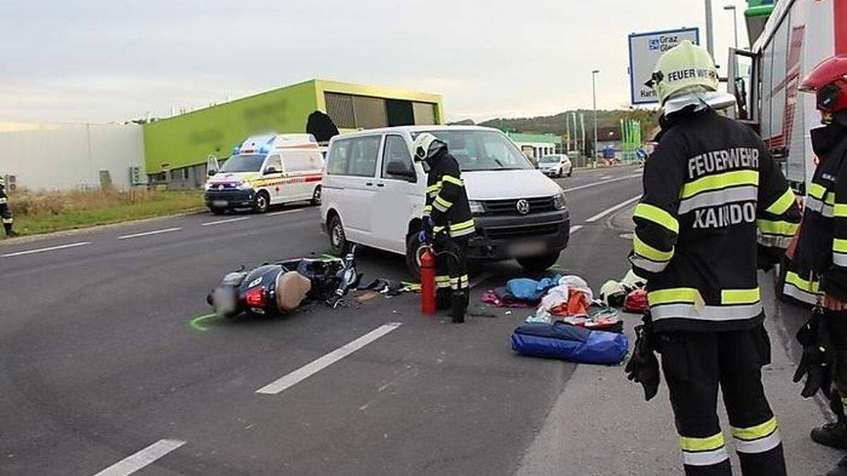 Die Feuerwehr Kaindorf rückte mit 26 Mann aus