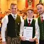 Tobias Sackl erhielt im Rahmen des Konzertes den Jungmusikerbrief
