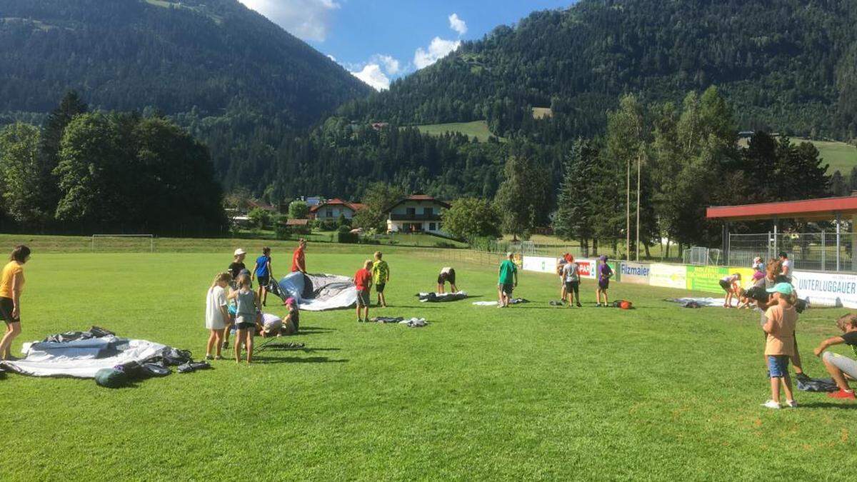 Elf Vereine halfen mit. Auch zahlreiche Sportarten konnten ausprobiert werden