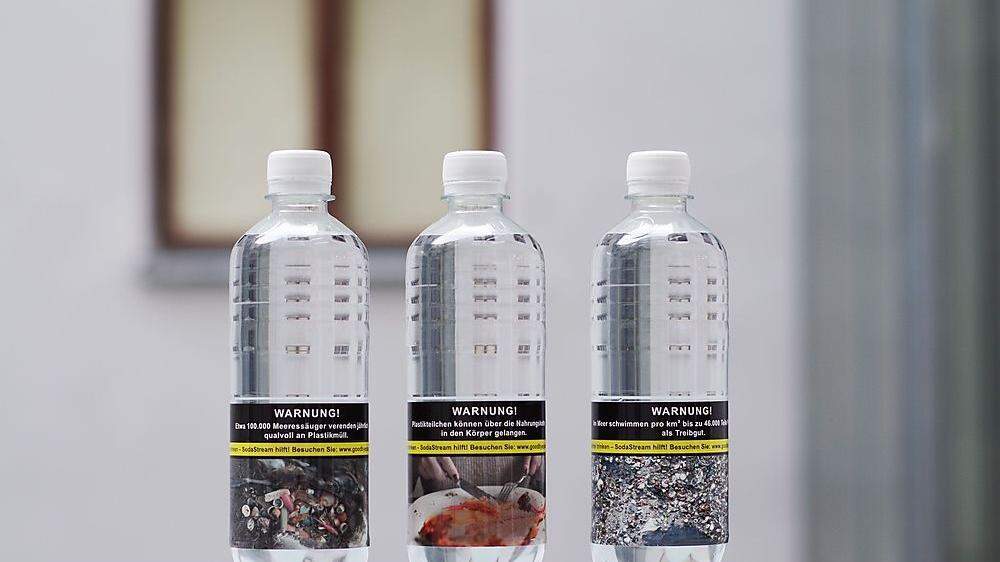 SodaStream fordert Schockbilder auf Plastikflaschen 