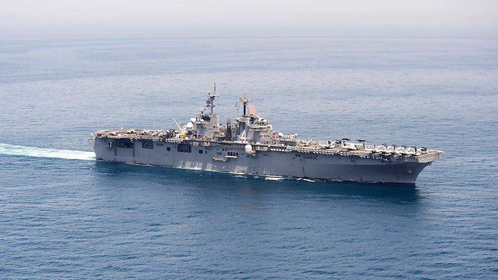 Die USS Boxer, die US-Präsident Donald Trump zufolge eine Drohne in der Straße von Hormuz abgeschossen haben soll.