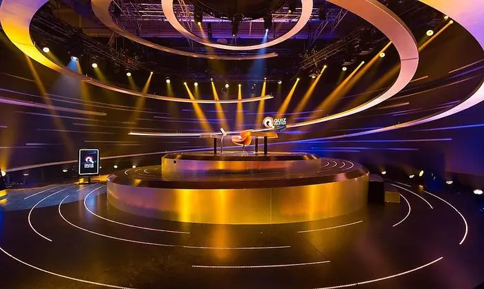 Noch ist das Studio leer, künftig wird hier werktags ab 19.35 Uhr gerätselt.