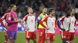 Die Bayern-Stars waren nach der Heimniederlage geknickt