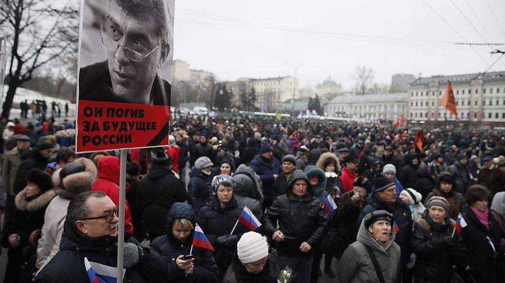 Laut Veranstater sollen in Moskau mehr als 70.000 Leute demonstriert haben