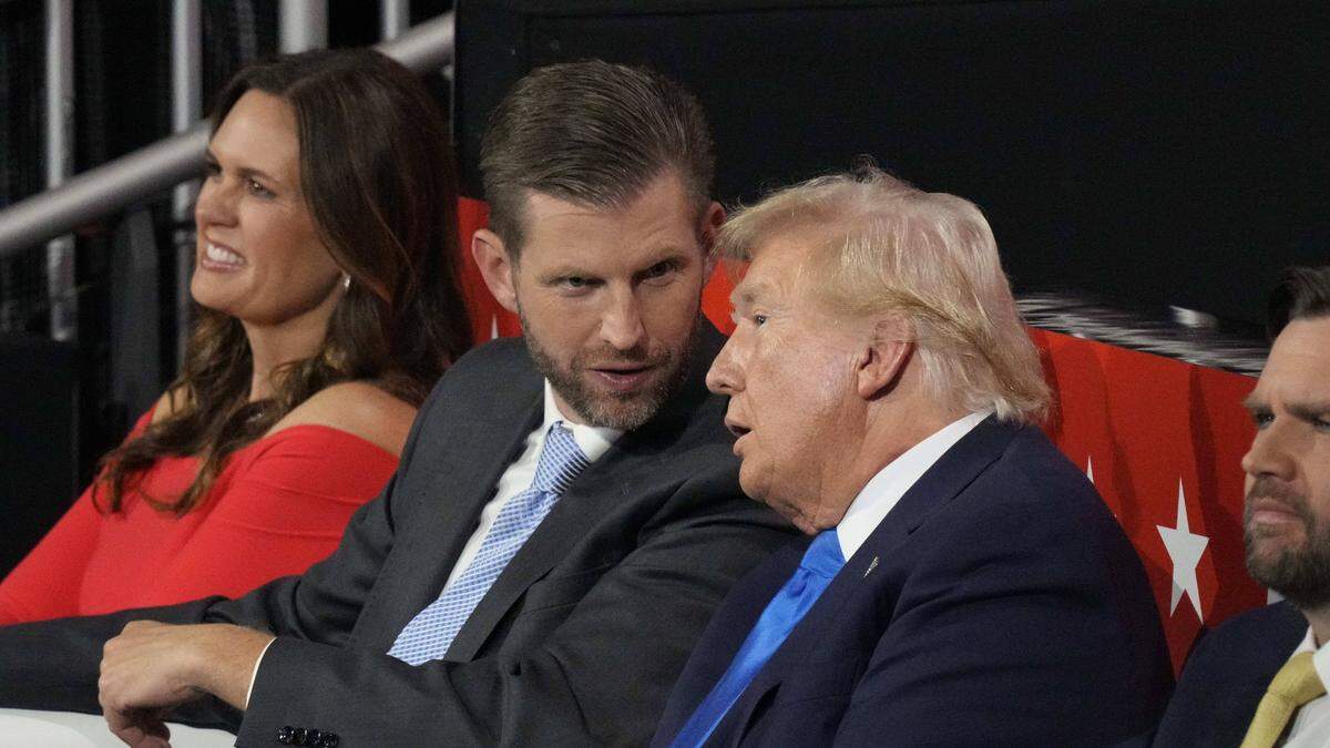 Eric Trump unterstützt seinen Vater Donald im Wahlkampf