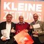 Kleine-Zeitung-Redakteur Franz Pototschnig, Filmklub-Obmann Günther Agath und der pensionierte Kleine-Zeitung-Redakteur Ulf Tomaschek