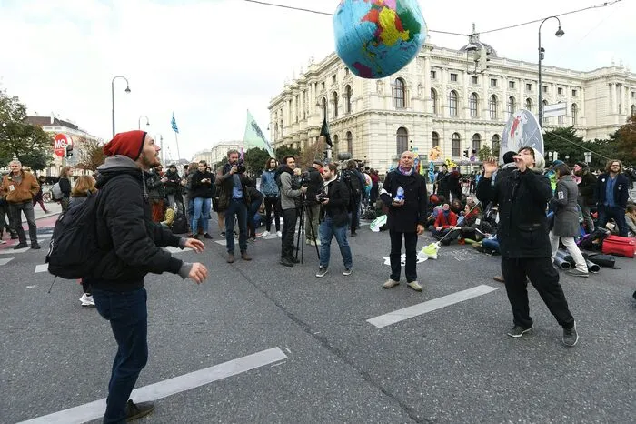 Auch in Wien wurde demonstriert.