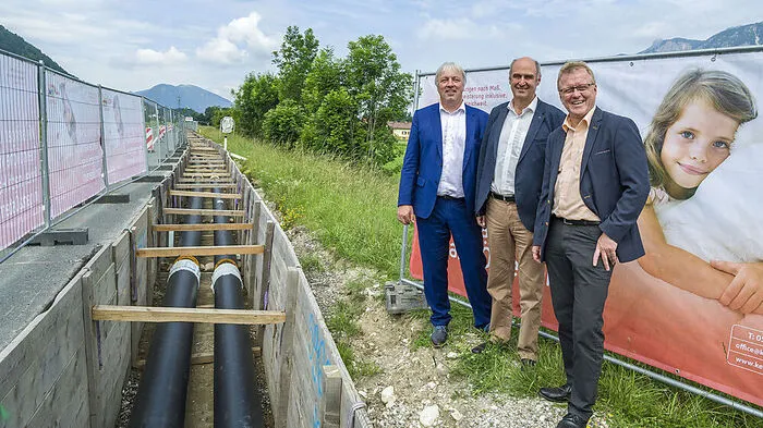 Die 16-Klilometer-Leitung ist bald fertig
