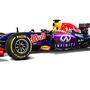 Red Bull in der offiziellen Lackierung für 2015
