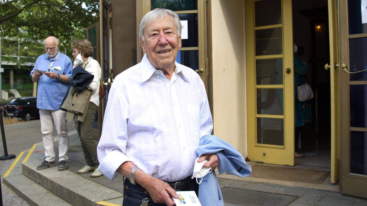 Jürgen Thormann bei der Premiere des Theaterstücks Amazing Family im Renaissance-Theater. Berlin, 2021 