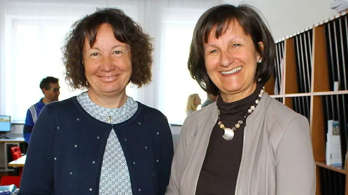 Elisabeth Singer und Birgit Burger