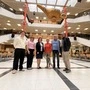Am Gymnasium in Weiz: Maturant und Ex-Schulsprecher Robert Eklaude, die aktuelle Schulsprecherin Mirjam Erjawetz (siebente Klasse), Direktorin Sabina Söllinger, ihre Vorgängerin Barbara Marosits sowie die langjährigen Lehrer Helmut Kowatsch und Günter Pösinger