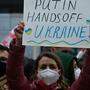 Protest gegen Putins Einmarsch in die Ukraine