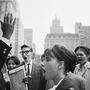 Eine Demo gegen den Vietnamkrieg 1964 in New York